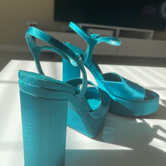 Zara heels-Emerald Green - Picture 3 of 5